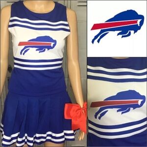 Cheerleading uniform buffalo bills adult large